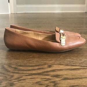 Tan Coach Loafers